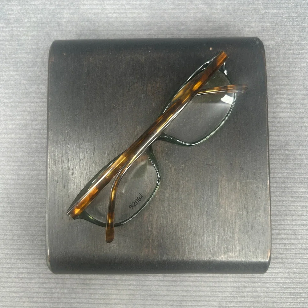 Kensie Luxurious Y2k Eyeglasses Green Tortoise Cat Eye Frames 53-17-135 OL